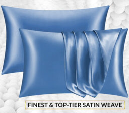 Lazzaro 4 Pack Satin Silk Pillowcases For Hair & Skin Soft Smooth With Envelope Closure - thumbnail 2