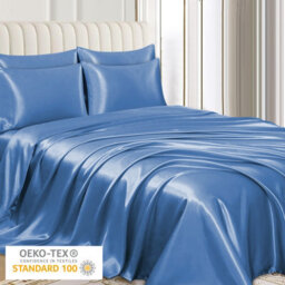 Lazzaro 4 Pack Satin Silk Pillowcases For Hair & Skin Soft Smooth With Envelope Closure - thumbnail 3