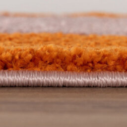 The Rugs Joli Orange And Pink Abstract Doodle Rug Soft Dense Pile Easy To Clean And Pet Friendly For Living Rooms And Bedrooms - thumbnail 3