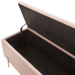 Gfw Mystica Velvet Storage Ottoman Blush Pink - thumbnail 8