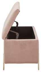 Gfw Mystica Velvet Storage Ottoman Blush Pink - thumbnail 7