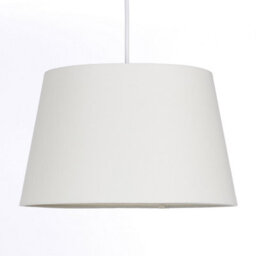 K Living Cream Tapered Drum Shade For Ceiling And Table Lamp 14 Inch Shade - thumbnail 2
