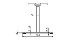 REJS Futuro Compact Adjustable By Electric Drive Metal Desk Frame, Height: 685-1180mm, Width: 900-1200mm - Grey - thumbnail 3