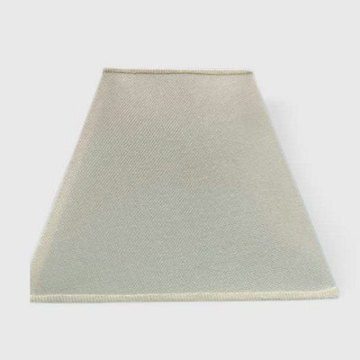 Contemporary & Sleek Soft Fabric Stylish Empire Square Linen 60W Light Fitting Lampshade Table Lamp Wall Pendant Cream 12 Inch - image 1
