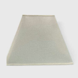 Contemporary & Sleek Soft Fabric Stylish Empire Square Linen 60W Light Fitting Lampshade Table Lamp Wall Pendant Cream 12 Inch
