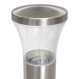 Long Life Lamps Company Modern Led Bollard Light Stainless Zlc310K With Warm White 5W E27 Clear Candle - thumbnail 5