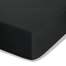 Catherine Lansfield Bedroom Easy Iron Percale Combed Fitted Sheet 25Cm Depth Black - thumbnail 2