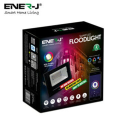 Ener-J 16W Wifi Rgb Flood Light Rgb White Warm White Led Flood Ligh  App & Voice Control, Ip65 For Outdoor Usage In Garden And Roof - thumbnail 4