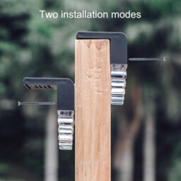 Taylor & Brown 4 Pack Solar Deck Lights, Waterproof Led Solar Step & Fence Lights For Garden, Patio, Yard (Warm White) - thumbnail 5