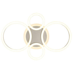 Luminosa Lighting Luminosa Loretta Semi Flush Ceiling Light Matt Coffee Led 3000/4000/6500K - thumbnail 4