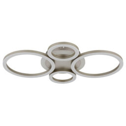 Luminosa Lighting Luminosa Loretta Semi Flush Ceiling Light Matt Coffee Led 3000/4000/6500K - thumbnail 3