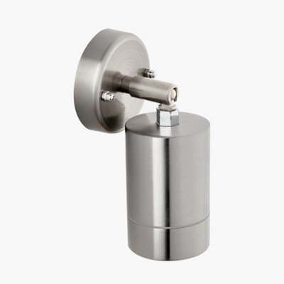 Pacific Lifestyle Steel Adjustable Directional Garden Spot Light Silver Outdoor Wall Lights - image 1
