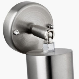 Pacific Lifestyle Steel Adjustable Directional Garden Spot Light Silver Outdoor Wall Lights - thumbnail 5