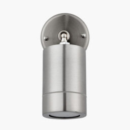Pacific Lifestyle Steel Adjustable Directional Garden Spot Light Silver Outdoor Wall Lights - thumbnail 6