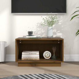 Berkfield Rustic Tv Cabinet Honey Brown 60X35X35 Cm Solid Wood Pine - thumbnail 2