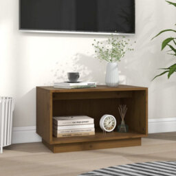 Berkfield Rustic Tv Cabinet Honey Brown 60X35X35 Cm Solid Wood Pine - thumbnail 6