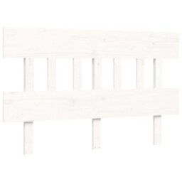 Berkfield Bed Frame Without Mattress White Small Double Solid Wood Pine - thumbnail 8