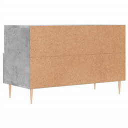 Berkfield Tv Cabinet Concrete Grey 80X36X50 Cm Engineered Wood - thumbnail 8