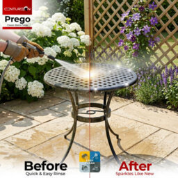 Centurion Supports Prego Black Garden And Patio Cast Aluminium Bistro Table - thumbnail 6