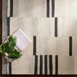 Kaaya Hand-Tufted Global Wool Beige Area Rug-183Cm X 274Cm - thumbnail 4