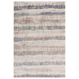 The Rug Edit Opal Abstract Stripe Blue Living Room Rug - 160X220Cm - thumbnail 2