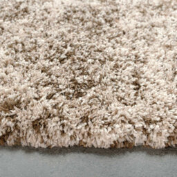 Loomed Super Soft Mottled Tonal Brown & Beige Shaggy Area Rug 80X150Cm - thumbnail 3