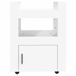 Walplus Kitchen Trolley White 60X45X80 Cm Engineered Wood - thumbnail 5