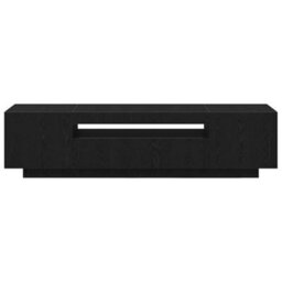 Walplus Tv Cabinet Black 160 X 35 X 40 Cm Engineered Wood - thumbnail 7