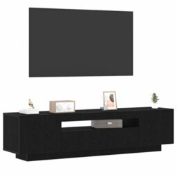 Walplus Tv Cabinet Black 160 X 35 X 40 Cm Engineered Wood - thumbnail 3