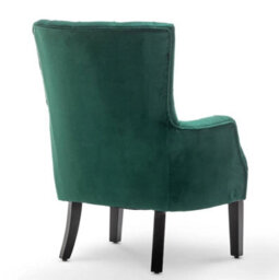 Velvet Emerald Green Gabriella Accent Chair - thumbnail 5