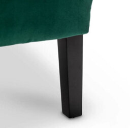 Velvet Emerald Green Gabriella Accent Chair - thumbnail 7