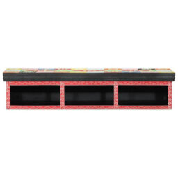 Walplus Tv Cabinet Multicolour 100 X 30 X 22 Cm Engineered Wood - thumbnail 1