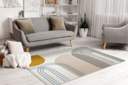 RugsX Carpet Fusion 7157 White Gold - Geometric, Modern, Abstract 280X370 Cm - thumbnail 5