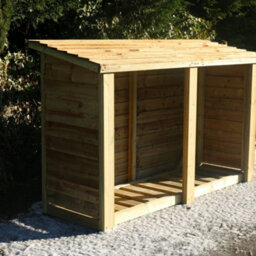 Churnet Valley Garden Furniture Ltd Churnet Valley Heavy Duty Logstore 4X6 (Height Ft X Width Ft) - thumbnail 2