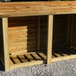 Churnet Valley Garden Furniture Ltd Churnet Valley Heavy Duty Logstore 4X6 (Height Ft X Width Ft) - thumbnail 3