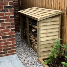 Churnet Valley Garden Furniture Ltd Churnet Valley Heavy Duty Logstore 4X6 (Height Ft X Width Ft) - thumbnail 4