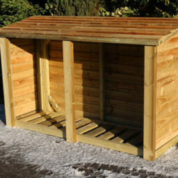 Churnet Valley Garden Furniture Ltd Churnet Valley Heavy Duty Logstore 4X6 (Height Ft X Width Ft) - thumbnail 5