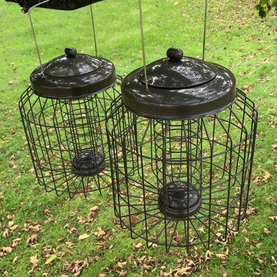Selections Heavy Duty Squirrel Proof Hanging Bird Suet Fat Ball Feeder Cage (Set Of 2) - image 1