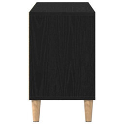Berkfield Modern Black Oak Tv Cabinet - 69.5X30X50 Cm, Made From Engineered Wood - thumbnail 7
