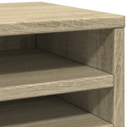 Walplus Desk Organiser Sonoma Oak 36X26X29.5 Cm Engineered Wood - thumbnail 7