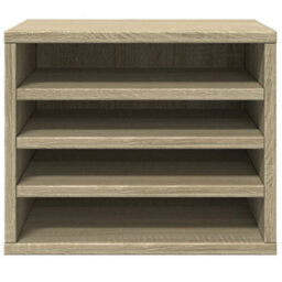 Walplus Desk Organiser Sonoma Oak 36X26X29.5 Cm Engineered Wood - thumbnail 4