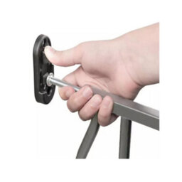 Bettacare Screw Fit Metal Dog Gate, Grey, 100Cm - 110Cm - thumbnail 9