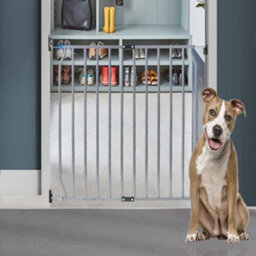 Bettacare Screw Fit Metal Dog Gate, Grey, 100Cm - 110Cm - thumbnail 6