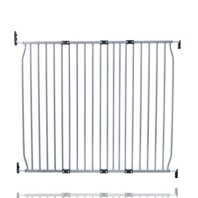 Safetots Eco Screw Fit Baby Gate, Grey, 120Cm - 130Cm, Stair Gate For Toddler And Baby, Screw Fit Safety Barrier - image 1