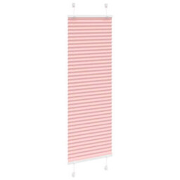 Berkfield Modern Pleated Blind Pink 45X150 Cm Fabric Width 44.4 Cm Polyester - thumbnail 3
