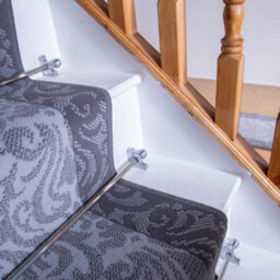 Baroque Stair Runner - Soft & Durable Carpet Runner For Stairs & Staircases, Multiple Lengths - thumbnail 4