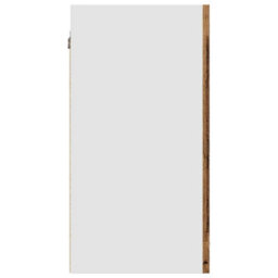 Walplus Hanging Glass Cabinet Lyon Old Wood 40X31X60 Cm Engineered Wood - thumbnail 6