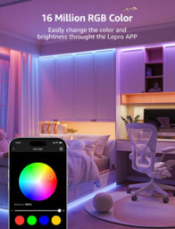 Lepro Se1 Ai Smart Led Strip Light 15M Rgb, App & Voice Control, Works With Alexa And Google Assistant, Music Sync - thumbnail 5