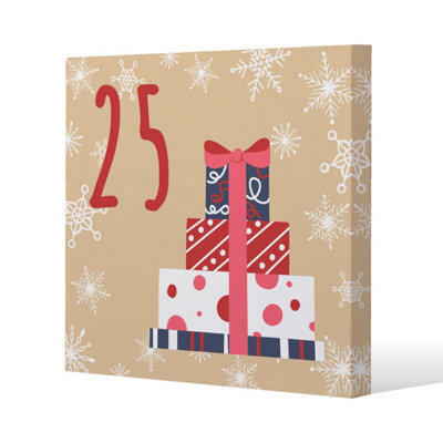 Andrew Lee Advent Calendar 25 Days Of Christmas (Canvas) / 120X 120 X 4Cm - image 1