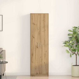 Walplus Wardrobe With Door Artisan Oak 55 X 25 X 189 Cm Engineered Wood
